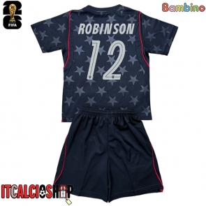 Stati Uniti Miles Robinson #12 Seconda Maglia Bambino Mondiali 2026 Manica Corta (+ Pantaloni corti)